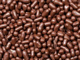 background of chocolate candy, texture photo