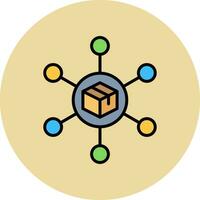 Distribution Center Vector Icon