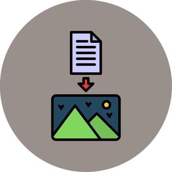 icono de vector de texto
