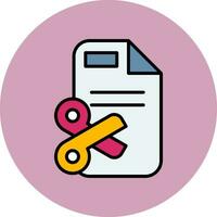 icono de vector de documento