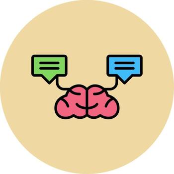 natural idioma Procesando vector icono