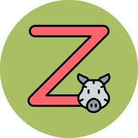 Capital Z Vector Icon