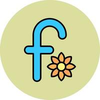 Small F Vector Icon