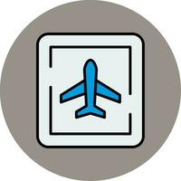 Airport Sign Vector Icon