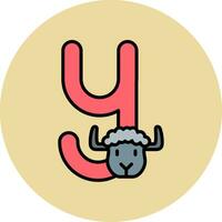 Small Y Vector Icon