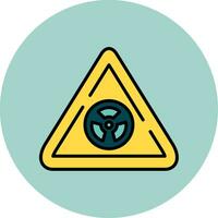 Radioactive Sign Vector Icon