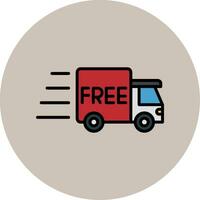 Free Delivery Vector Icon