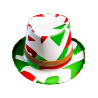 vert chapeau génératif ai png