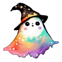 fantasma strega cappello ai generativo png