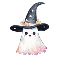 fantasma strega cappello ai generativo png