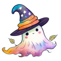 fantasma strega cappello ai generativo png