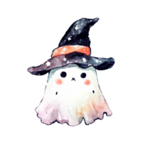 fantasma strega cappello ai generativo png