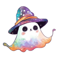 fantasma strega cappello ai generativo png