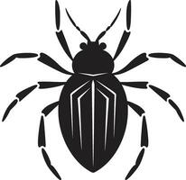 Elegance in Simplicity Black Aphid Vector Design Black Vector Aphid Icon A Logo of Excellence