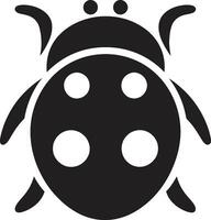 Abstract Marvel Elegant Ladybug Symbol Elegant Details Monochrome Ladybug Crest vector