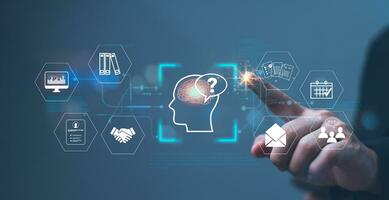 HR Human Resources Management with Robotic Process Automation Technology RPA Innovation in the Modern Workplace photo