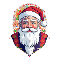 Santa .Natale maglietta design. png