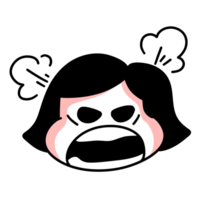 facial expression sticker png