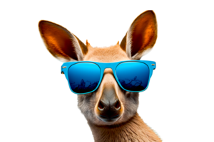 funny cute kangaroo ai generated png