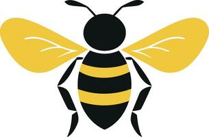 Beehive Tribe Symbol Bee Monogram Design vector