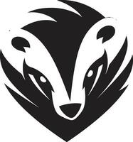 King of the Badgers Badger Monarch Profile vector