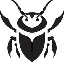 real negro error símbolo tribal escarabajo heráldica vector
