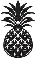 Geometric Pineapple Emblem Mysterious Pineapple Icon vector