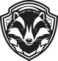 Royal Badger Logo Noble Badger Icon vector