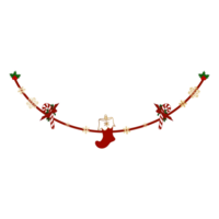 Navidad elegante decoración png