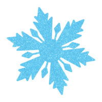 Blue Glittery Snowflake png