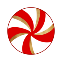 Red Candy Cane Peppermint png