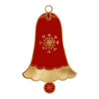 Red Luxurious Christmas Bell png