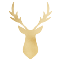 Gold Luxurious Reindeer png