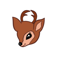 Cute Reindeer Cartoon png