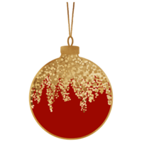 lujoso Navidad ornamento png