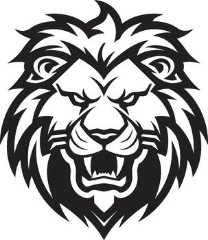 elegancia soltado negro león icono en vector el soltado gracia merodeando gracia negro león emblema excelencia el agraciado merodear