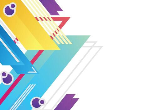 geometric abstract modern background design vector