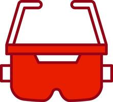 icono de vector de gafas ar