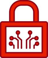 icono de vector de bloqueo