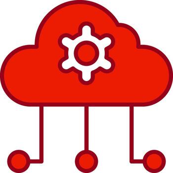 Cloud Computing Vector Icon