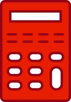 icono de vector de calculadora