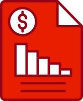 Financial Report Vector Icon