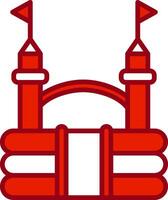Bouncy Castle Vector Icon