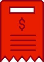 Bill Vector Icon