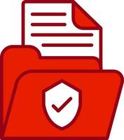 icono de vector de documento