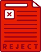 Reject Vector Icon