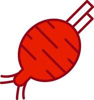 Beetroot Vector Icon