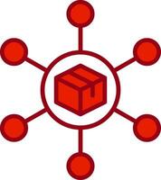 Distribution Center Vector Icon