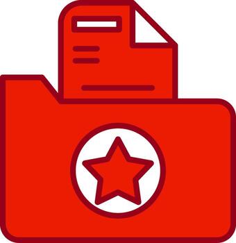 icono de vector de carpeta
