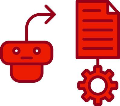 natural idioma Procesando vector icono